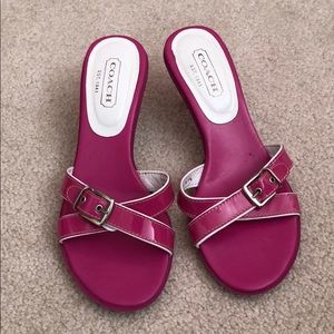 Coach kitten heels